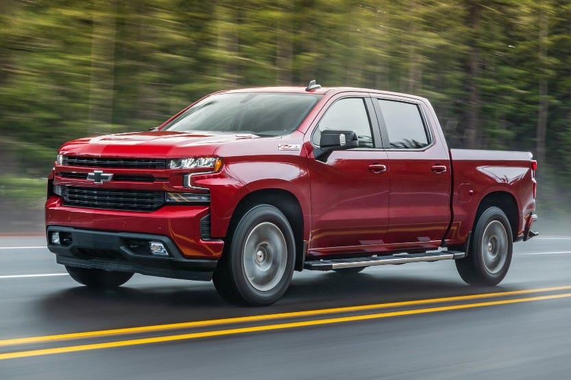 chevy truck models list 