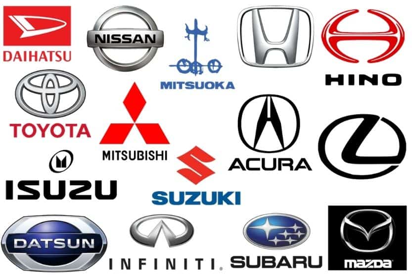 Japanese car manufacturers