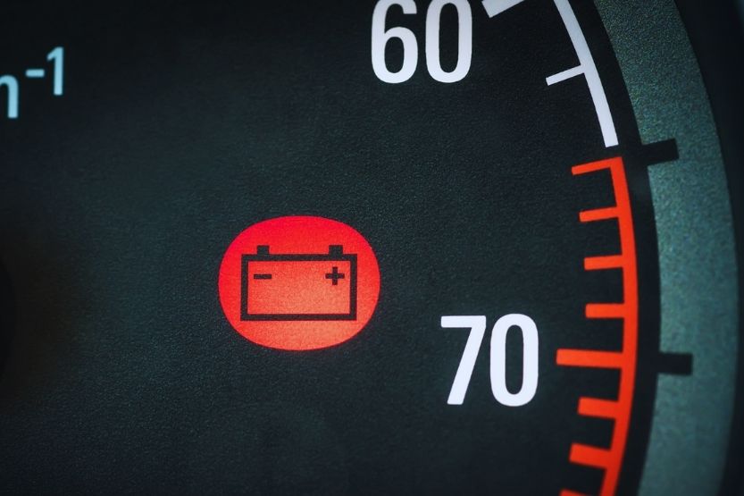battery indicator on dashboard