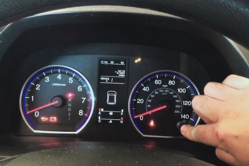 how to reset the oil life indicator on a 2009 honda civic