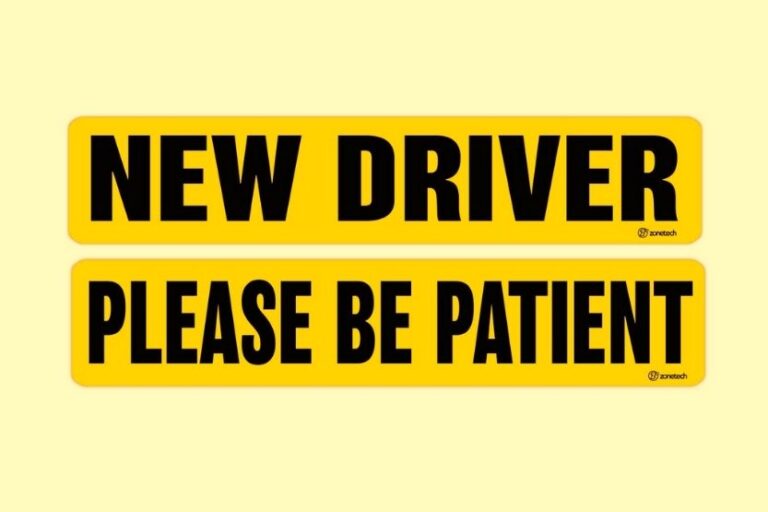 Read more about the article New Driver Sticker – Law and Should You Use One?