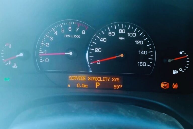 Read more about the article Service Stability System [Causes and How to Fix this Warning Light]