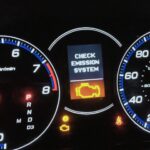 check emission system acura warning light