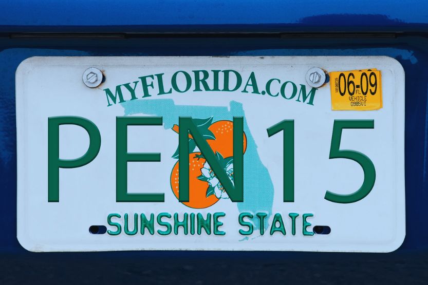 orange license plate country
