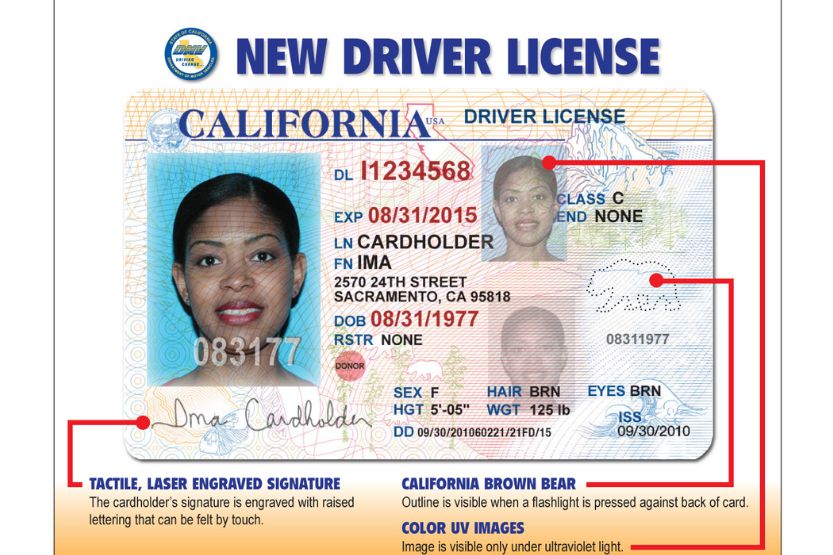 what is the california driver's license issued by mean