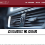 Jiffy Lube AC Recharge Cost: How Much Should You Expect to Pay?