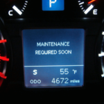 maintenance required soon on a toyota