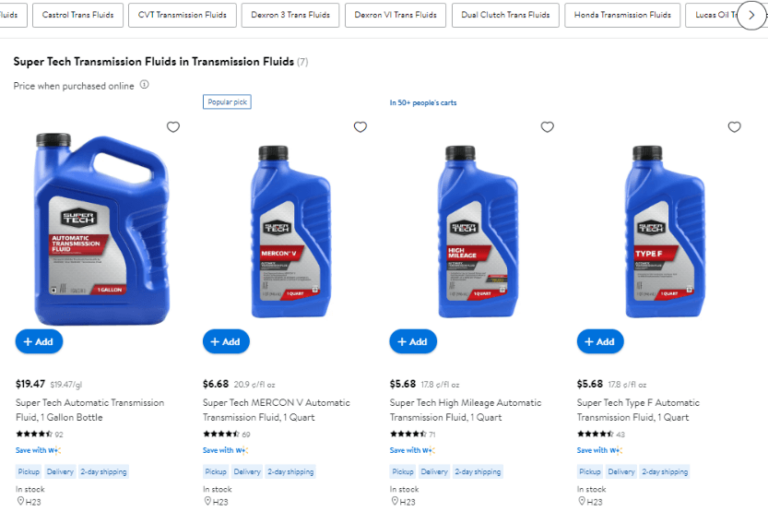 Read more about the article Save Money on a Transmission Fluid Change at Walmart