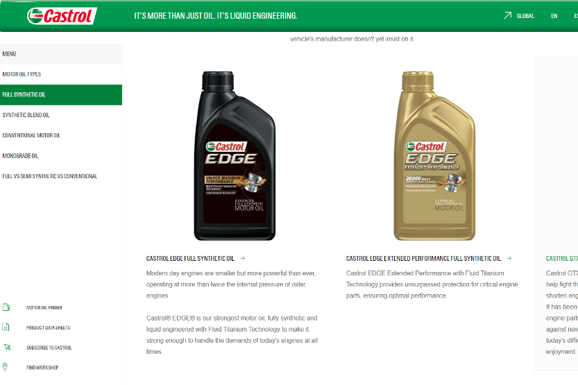 is castrol oil good