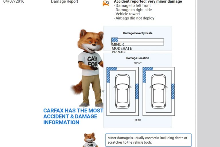 Read more about the article Carfax Minor Damage: What You Need to Know