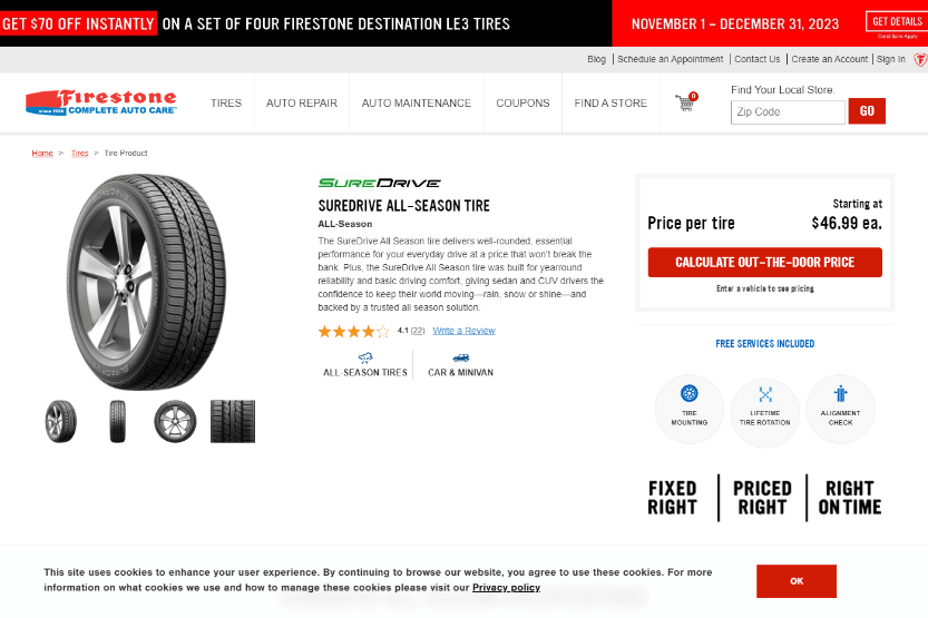 suredrive touring tires review